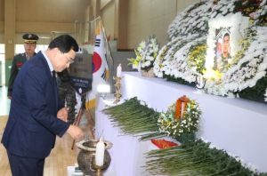 주낙영 경주시장, 故 채수근 해병대 상병 조문