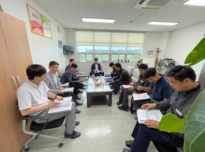 대구시 상수도사업본부장, 군위군 맑은물사업소 현장방문