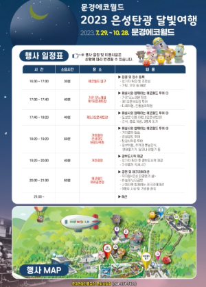 문경에코월드에서 광부와 함께하는 `2023 은성탄광 달빛여행`