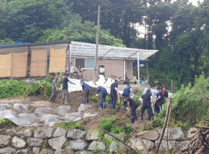 경주시, 영주 호우 피해지역 찾아 복구지원에 구슬땀