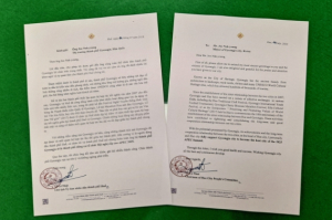 베트남 후에, 2025 APEC 정상회의 경주 유치지지 공식서한 보내