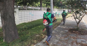영천시 육군3사관학교 민관군 어울림마당 풀베기 작업 실시