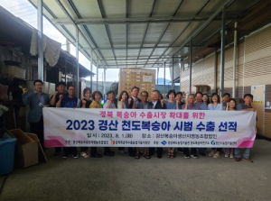 경북도, 천도복숭아 품종'금홍'홍콩.태국 첫 수출