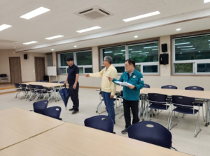 경북도민 생명이 최우선! 간부공무원 긴급대피소 점검 나서