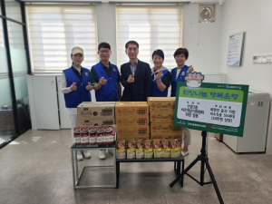 대구 수성구 만촌3동 바르게살기위원회, 복맞이 후원품 기탁