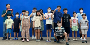대구 달서구 감삼동 우리마을 교육나눔, 푸른방송에서 아나운서 직업 체험 실시!