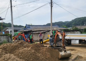 봉화군, 집중호우 피해 지역 복구에 숨은 일꾼 ‘봉화군 지역자율방재단’