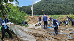 달서구, 군위군 수해 복구를 위한 일손지원