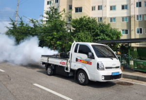 봉화군 보건소, 호우로 인한 집중방역 실시