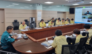 의성군, 제11호 태풍 하이쿠이 북상에 따른 상황판단회의 개최