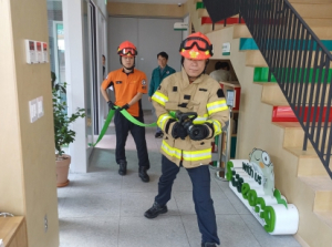 수성구 범어4동, 재난상황 대응 합동 소방훈련 실시
