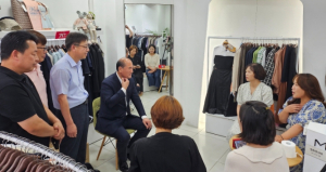 강영석 상주시장, 중앙로 도로광장 공사 현장 점검 나서