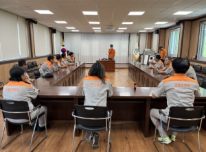 성주군 금수면, 의용소방대 정기 교육 실시