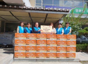 국제위러브유운동본부, 대구 북구 추석맞이 식품꾸러미 25세트 기탁