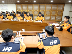 이철우 경북도지사, “소방을 믿는다, 도민안전에 최선 다해달라”