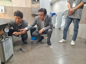 대구시의회 윤권근 의원, 물 절약 사업 기초조사 현장확인 나서