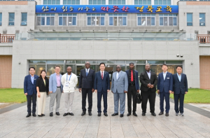 임종식 경북교육감, 중앙아프리카공화국 총리 겸 경제기획부 장관 면담