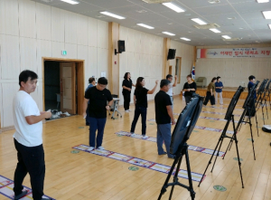 울진군 후포면 주민자치위원회, 한궁 설치 및 경기 시범 시연