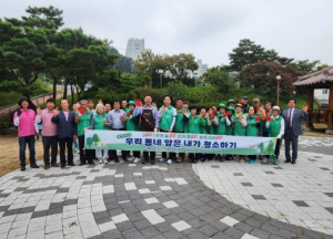 칠곡군 왜관읍,`3go! 우리 마을 가꾸기`왜관 소공원 환경 가꾸기 실시