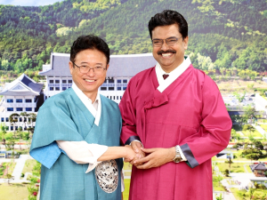 요게쉬 싱, 印 델리대학교 부총장, 경북도청 첫 방문