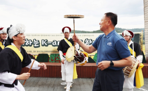 버나 돌리며 소통 나선 김재욱 칠곡군수