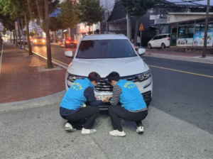 안동시, 자동차세 상습 체납차량 번호판 영치