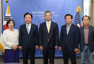 권기창 안동시장, 로스엔젤레스 대한민국 총영사와 간담회 ‘문화관광 교류 확대 지원요청’
