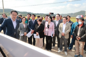 대구시의회 건설교통위원회, 통합신공항건설 적극 지원을 위한 현장 방문