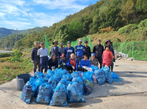 안동시 남선면 원림2리 국토대청결 활동 실시