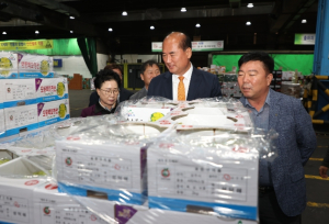 상주시, 서울 가락농산물종합도매시장 방문