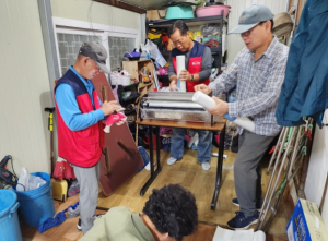 청송군 파천면지역사회보장협의체, 주거환경개선 통한 진자리단장사업 전개