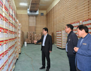 영덕군, 고당도·고품질 신고배 대만 수출 선적식 개최