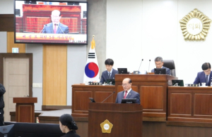 배성도 칠곡군의원, 5분 자유발언에서 환경보호를 위한 영농부산물 처리 방안 마련