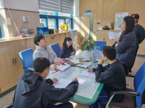 김천어모중학교 특수교육대상학생 어모면 행정복지센터 견학