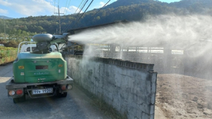 경산시, 럼피스킨병(LSD) 확산에 따른 매개곤충 방제 실시