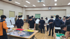 경산소방서, ‘다수사상자발생 재난현장 구급대응 도상훈련’ 실시