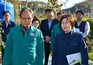 영주시-농림축산식품부 우박피해 현장 점검