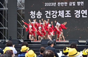 청송군, 사과축제와 함께하는 건강체조 경연대회  성료