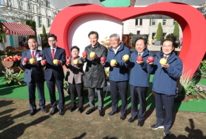 안동시, 서울시청 광장서 안동사과 홍보 나서