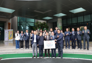 청도군, (사)한국기자연합회,  ㈜홍당무 취약계층  기저질환 환우를 위한 체온계 기탁