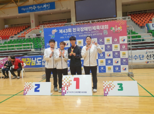 김천시청 배드민턴단, 제43회 전국장애인체전 맹활약