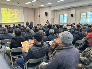 성주군, 꿀벌 월동 사양관리 및 병해충 예방 교육 실시