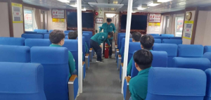 울릉,군 독도평화호 승무원, 안전운항 위한 교육 실시