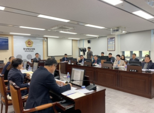 경북도의회 문화환경위원회, 환경산림자원국 행정사무감사 실시