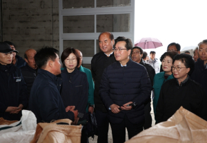 농림축산식품부 정황근 장관, 상주시 쌀 수급현장 방문