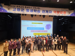 고령군, 2023년 평생교육 중심도시 구축사업