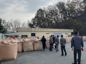 성주군 대가면, 2023년산 공공비축미곡 800kg 대형포장 매입 실시