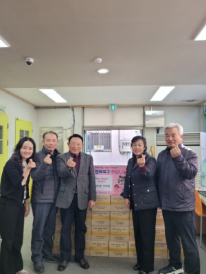 대구 북구 침산1동 `산우회` 70세 이상 어르신을 위한 떡국떡 530상자 지원