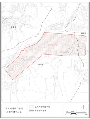 대구광역시, 제2 수성알파시티 조성 사업 예정지 토지거래허가구역 지정