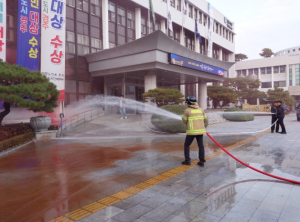 경주시, 청사 화재 대비 합동 소방훈련 성공리 종료